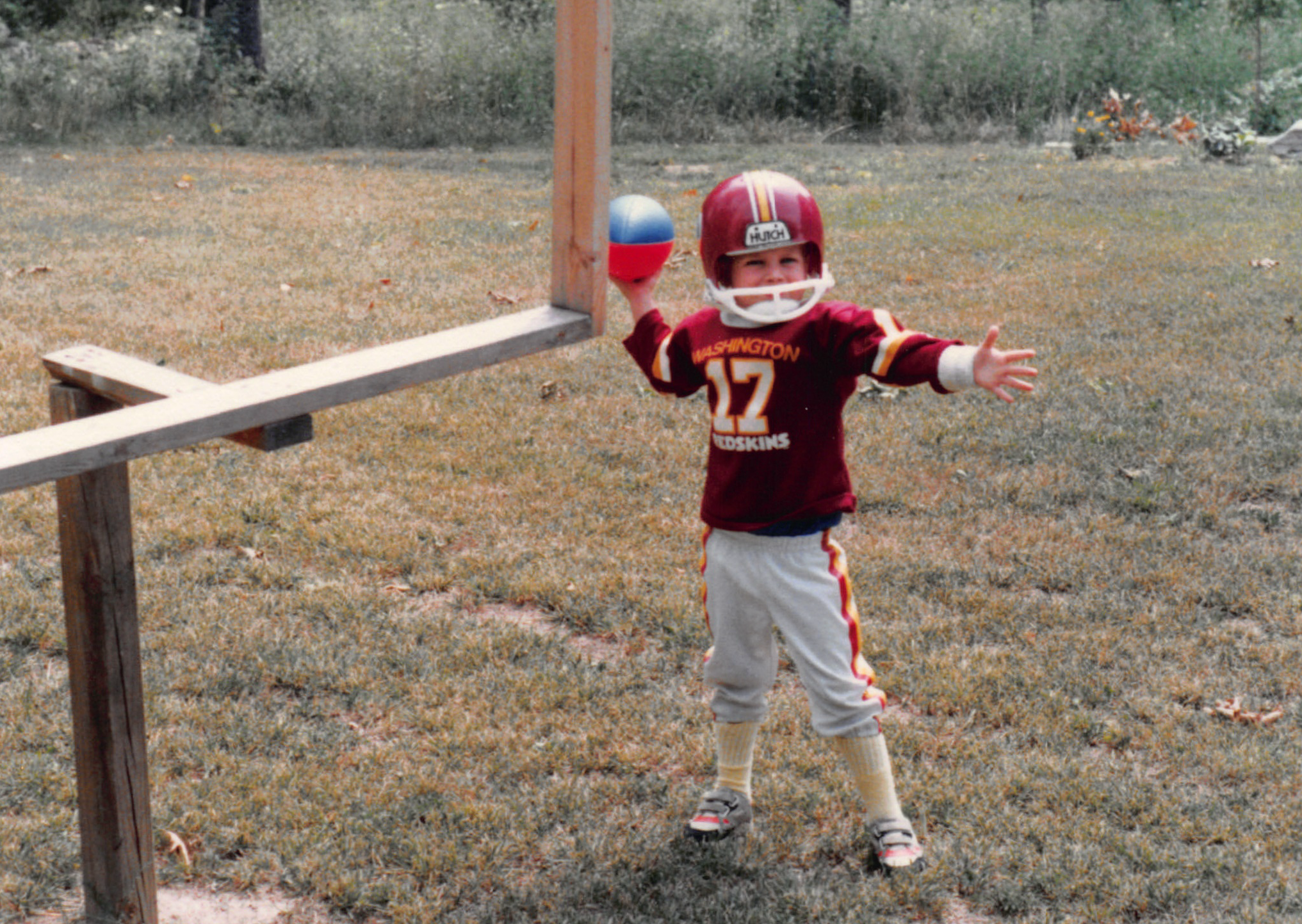 Me in my Redskins gear